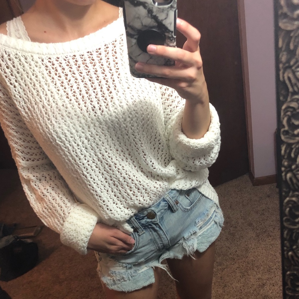 Open-stitch Sweater 🍁
